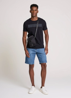 Camiseta Logo Central Minimalista – John John