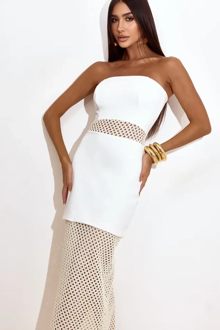 Vestido Midi Power Mesh – Lilly Belle