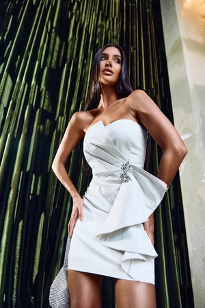 Vestido Alfaiataria Broche – Lilly Belle