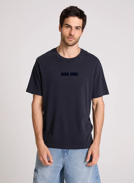 Camiseta Relax Logo Aveludado – John John