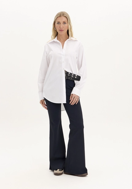 Calça Flare Canelada - Myft