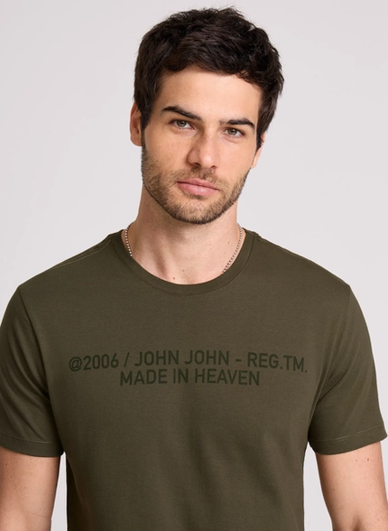 Camiseta Slim Sideways – John John