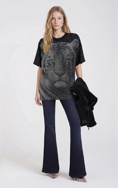 T-Shirt com Estampa Frontal – John John