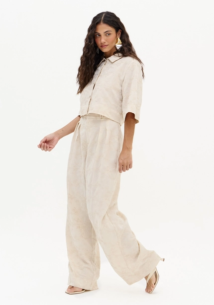 Camisa Cropped Bordada – Myft