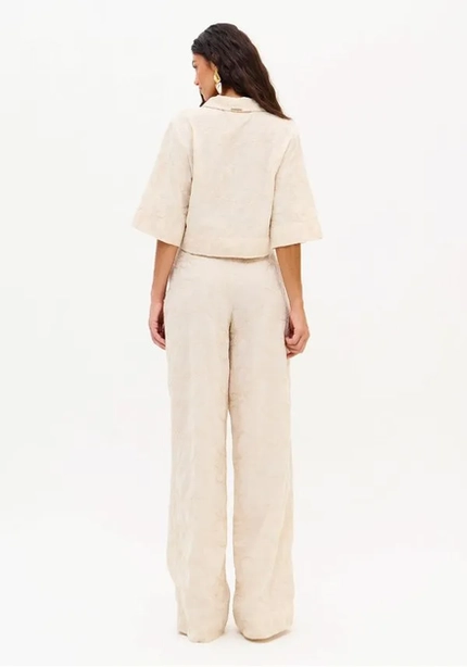 Calça Full Length Bordada – Myft