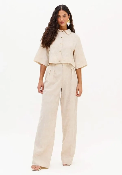 Calça Full Length Bordada – Myft