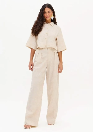 Calça Full Length Bordada – Myft