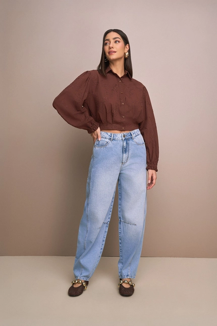 Calça Jeans Barrel – Yexx