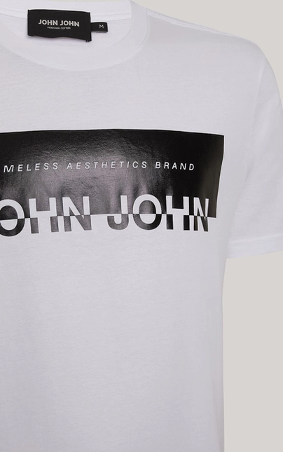 Camiseta com Estampa Frontal – John John