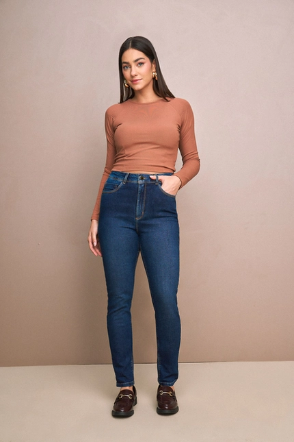 Blusa Manga Longa Cropped – Yexx
