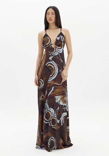 Vestido Super Midi Estampado – Myft