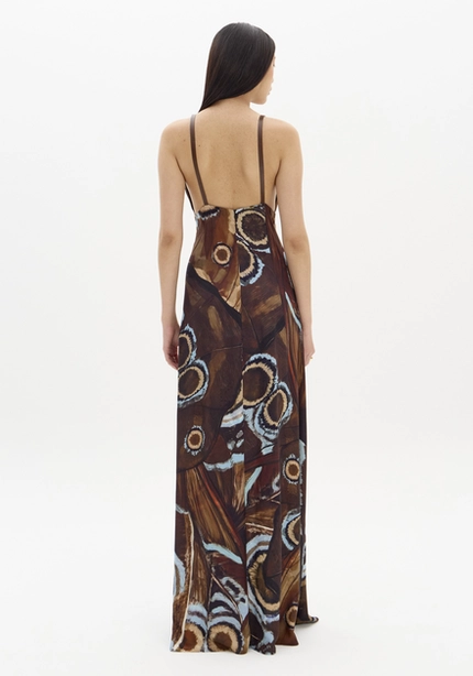 Vestido Super Midi Estampado – Myft