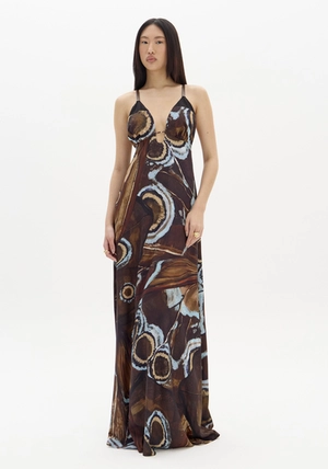 Vestido Super Midi Estampado – Myft