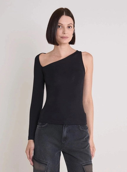 Blusa Manga Única Cut-Out – Forum