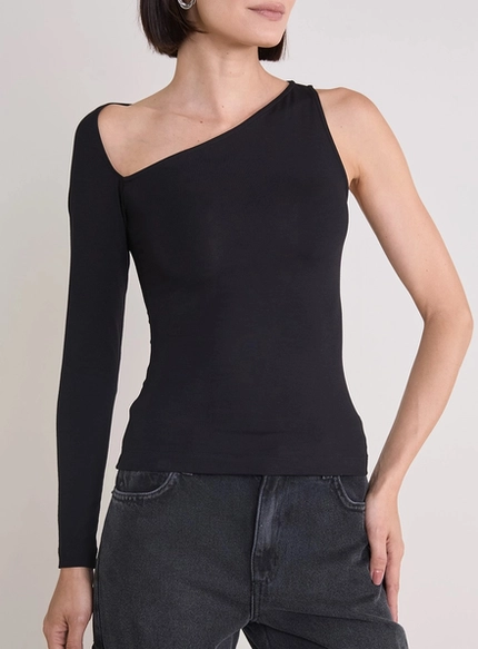 Blusa Manga Única Cut-Out – Forum