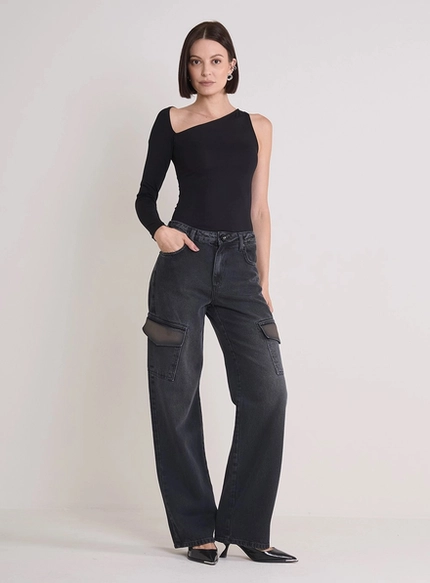Blusa Manga Única Cut-Out – Forum