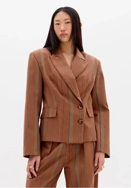 Blazer Oversized Costas Vazadas - Myft