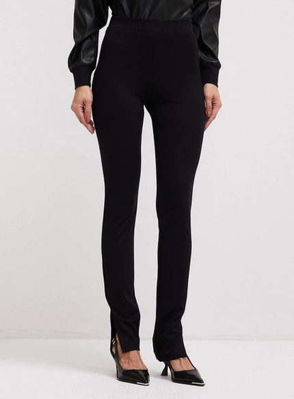 Calça Skinny Montaria Com Fenda – Forum
