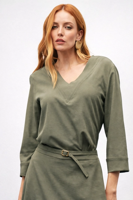 Blusa Lisa Decote V – Bana Bana