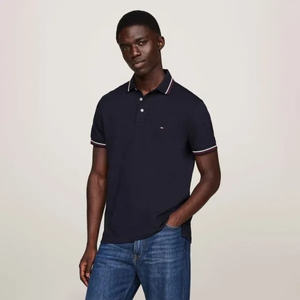 Camisa Polo Slim Tipped – Tommy Hilfiger