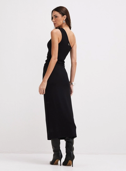 Vestido Midi Um Ombro – Forum