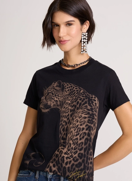 T-Shirt Onça Estampa – John John