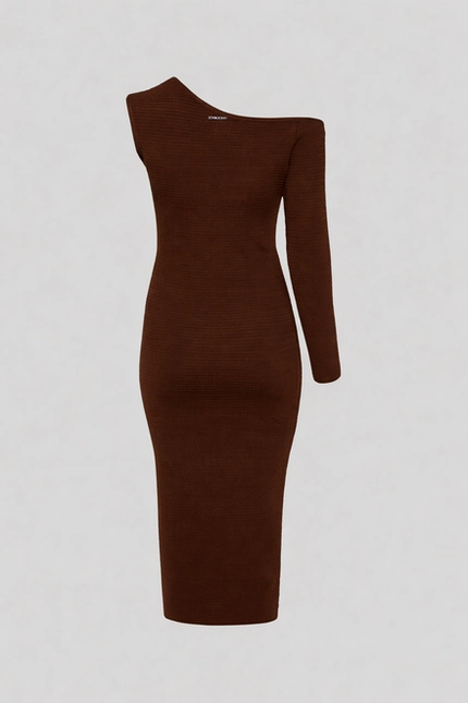 Vestido Canelado Assimétrico – John John
