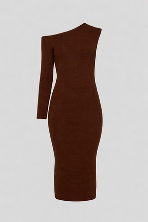 Vestido Canelado Assimétrico – John John