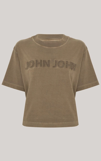 T-Shirt Logo Strass – John John