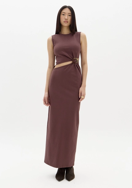 Vestido Midi Recorte - Myft