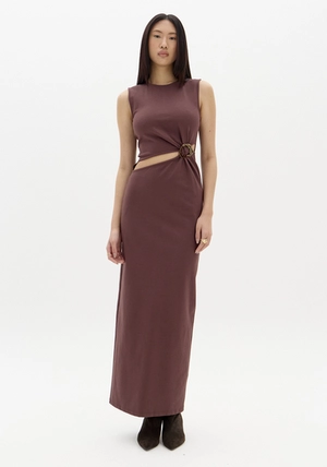 Vestido Midi Recorte - Myft
