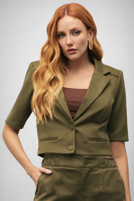 Blazer Curto Manga Curta – Bana Bana