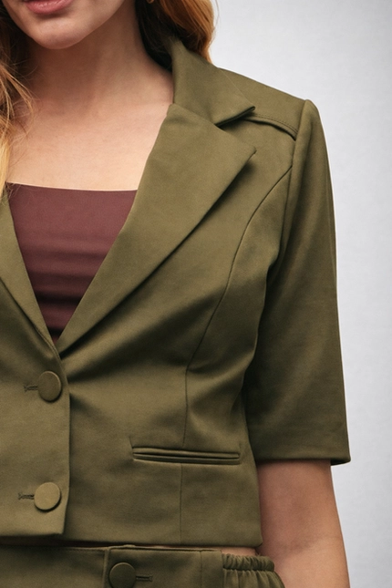 Blazer Curto Manga Curta – Bana Bana