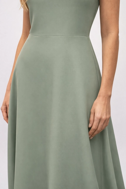 Vestido Midi Nó Alça – Bana Bana