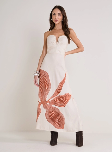 Vestido Longo Estruturado – Forum