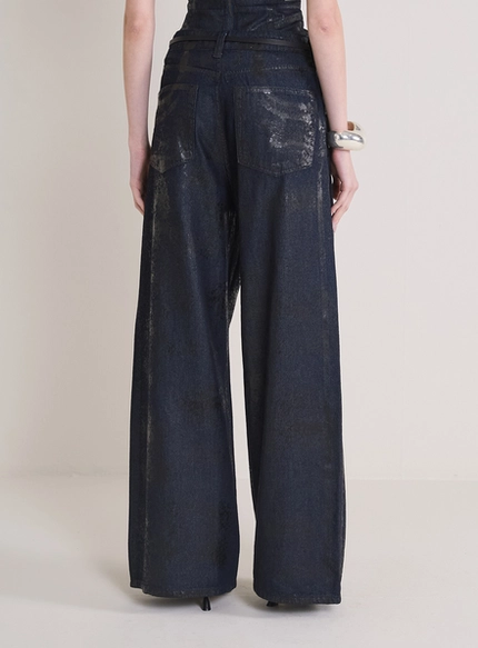 Calça Jeans Baggy Cinto – Forum