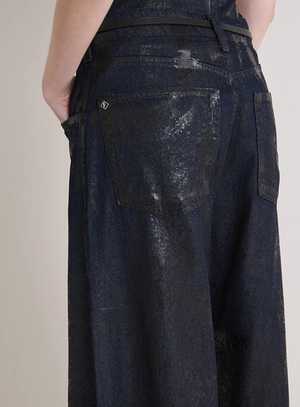 Calça Jeans Baggy Cinto – Forum