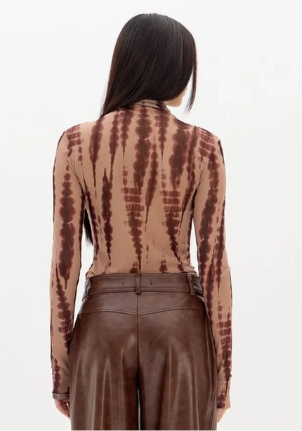 Blusa Tule Estampada - Myft