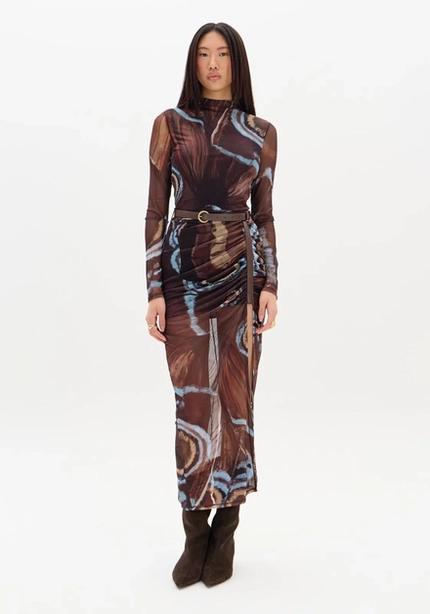Vestido Super Midi em Tule - Myft