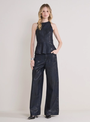 Blusa Jeans Estruturada – Forum