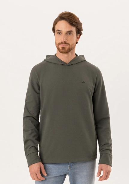 Camiseta Capuz Texturizada – Hangar