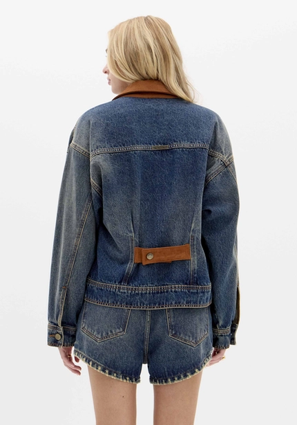 Jaqueta Jeans Bicolor – Myft