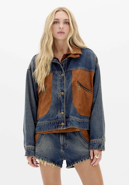Jaqueta Jeans Bicolor – Myft
