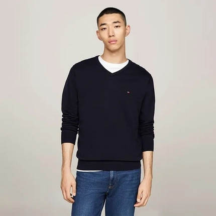 Suéter Clássico Gola V – Tommy Hilfiger
