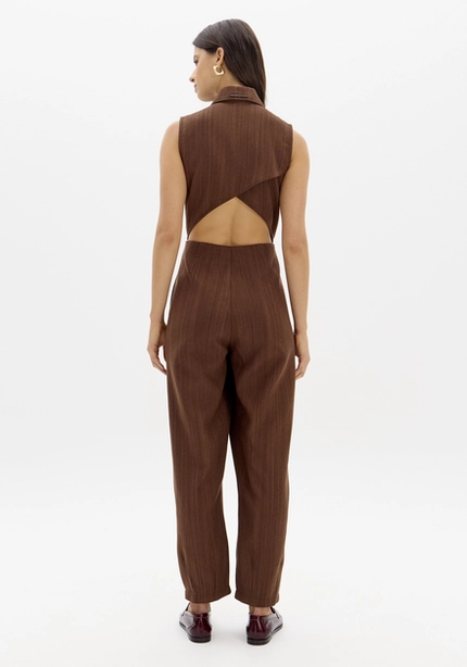 Macacão Longo Balloon Cut Out – Myft