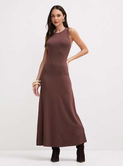 Vestido Midi Slim – Forum