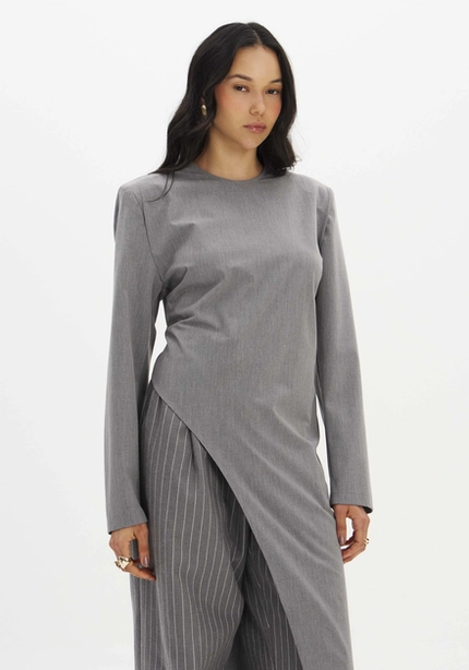 Blusa Alfaiataria Assimétrica – Myft