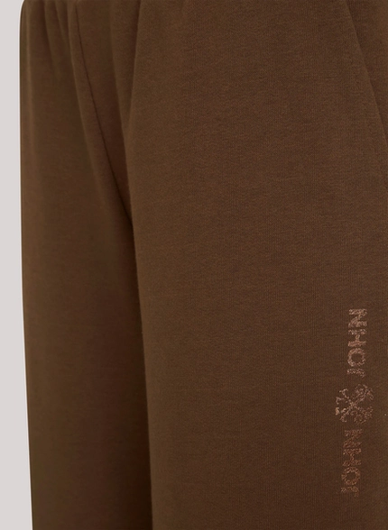 Calça Regular Fit Shine Choco - John John