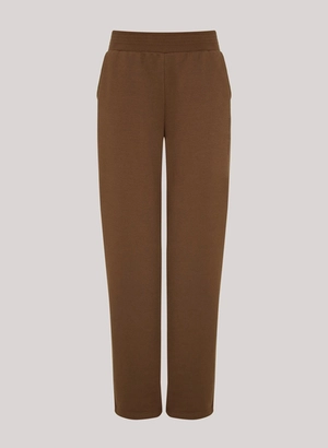 Calça Regular Fit Shine Choco - John John