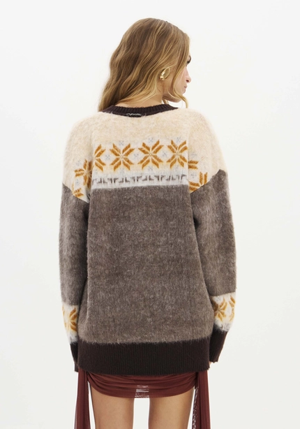 Blusa Tricô Decote V - Myft